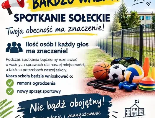 Jeleśnia: Zebranie wiejskie zdecyduje o Funduszu Sołeckim dla szkoły