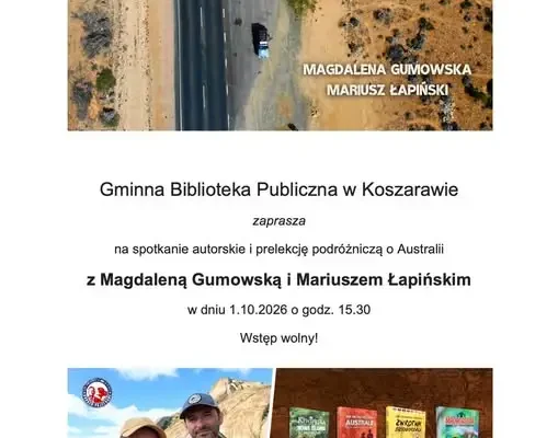 Spotkanie podróżnicze w Koszarawie: „W godzinę dookoła Australii”