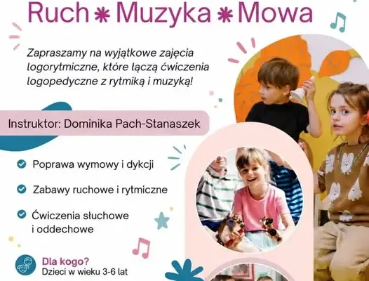 Logorytmika w GOK Lipowa – ostatnie wolne miejsca dla przedszkolaków