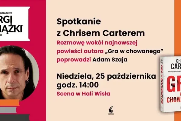 Chris Carter na Międzynarodowych Targach Książki w Krakowie – spotkanie 25 października