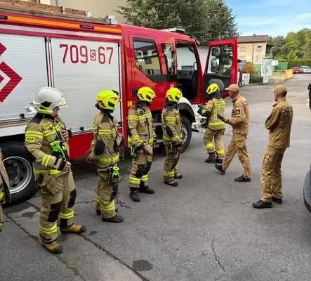 Kontrola gotowości bojowej w OSP Świnna zakończona oceną bardzo dobrą