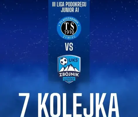 Ligowe emocje w ten weekend: juniorzy TS Koszarawa Żywiec zagrają z UKS Zbójnik Ujsoły