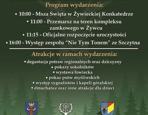 II Hubertus Powiatu Żywieckiego – święto tradycji łowieckich w Żywcu