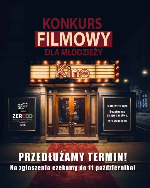 Konkurs filmowy „Moja Wizja Zero” – termin zgłoszeń przedłużony do 11 października