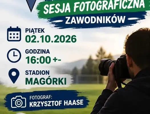 Sesja fotograficzna LKS Magórka Czernichów-Tresna już 2 października