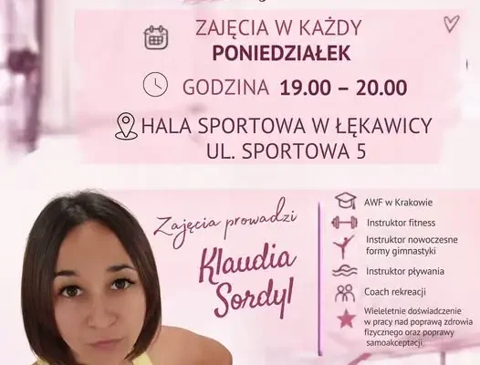 Bezpłatne zajęcia fitness w Łękawicy – ruszają w poniedziałki o 19:00