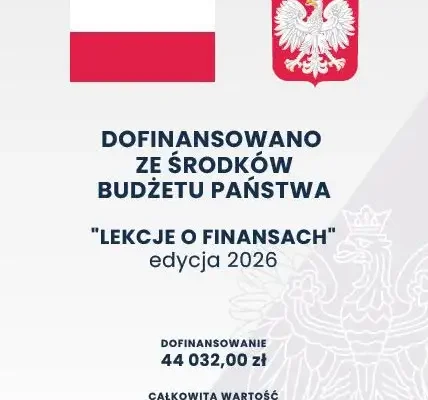 Gmina Milówka pozyskała środki na edukację finansową uczniów