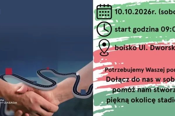 Klub LKS Skrzyczne Lipowa zaprasza na wspólne porządki przy Dworskiej 44