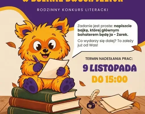 Gmina Czernichów zaprasza do Rodzinnego Konkursu Literackiego „Żarek w Dolinie Dwóch Jezior”