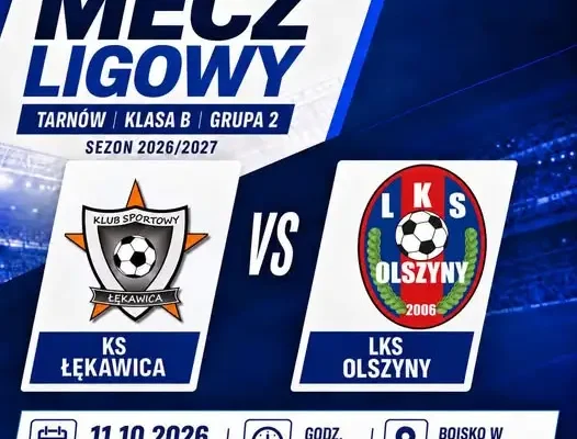 LKS Łękawica przed meczem z LKS Olszyny w 8. kolejce ligi