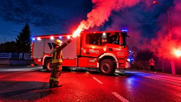 Nowy ciężki wóz bojowy Scania P420 w OSP Łodygowice