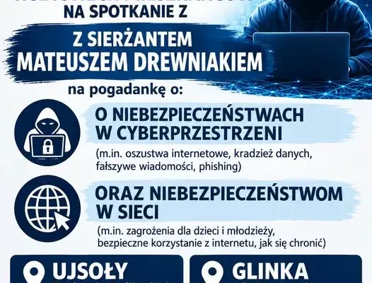 Ujsoły: spotkanie o bezpieczeństwie w sieci z policjantem