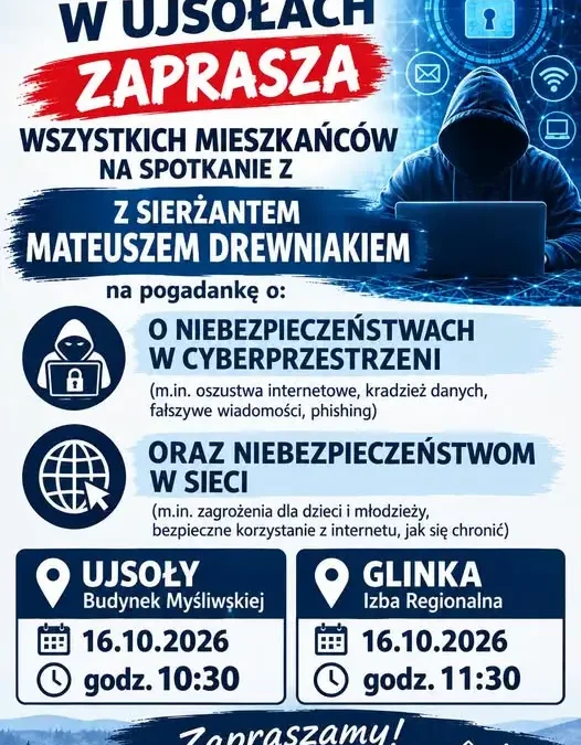 Ujsoły: spotkanie o bezpieczeństwie w sieci z policjantem