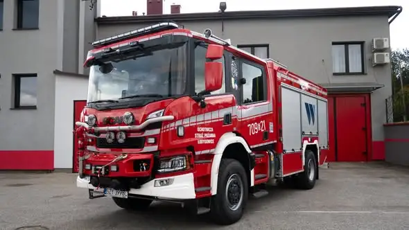 Nowy ciężki samochód ratowniczo-gaśniczy dla OSP Łodygowice