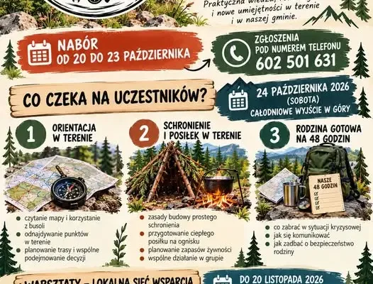 Rodzinna wyprawa survivalowa w Beskidzie Małym – Gmina Milówka stawia na odporność