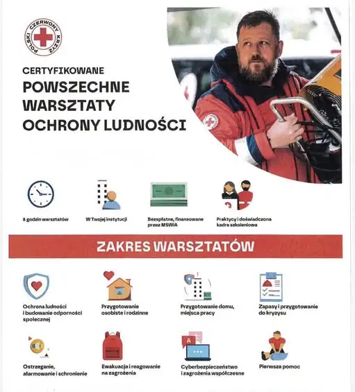 Ostatnia szansa na bezpłatne warsztaty z ochrony ludności w gminie Radziechowy-Wieprz