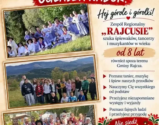 Zespół Regionalny „Rajcusie” z Rajczy szuka nowych członków – od 8 lat!
