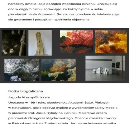 Wernisaż wystawy „Iluminacja” Jagody Masny-Ściskały w żywieckiej bibliotece