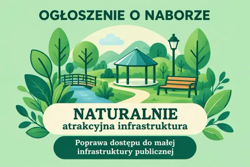 LGD „Żywiecki Raj” ogłasza nabór na małą infrastrukturę publiczną – do zdobycia prawie 3 mln zł
