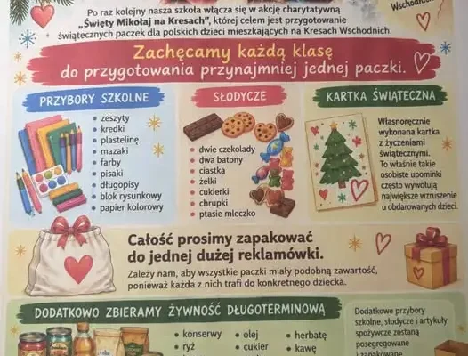 Jeleśnia włącza się w pomoc polskim dzieciom na Kresach Wschodnich