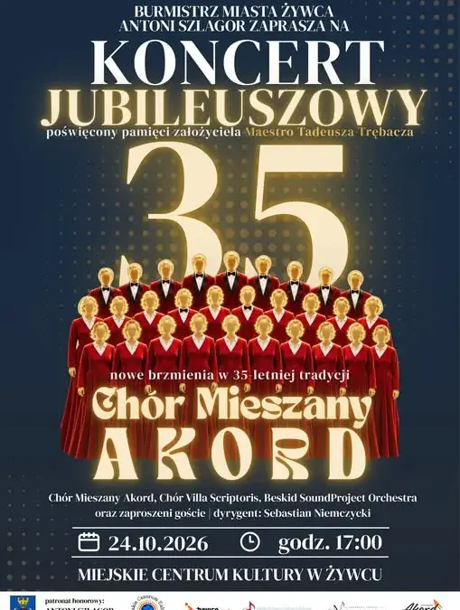 Chór AKORD z Żywca świętuje 35-lecie – koncert jubileuszowy już jutro