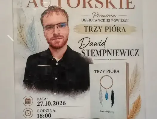 Spotkanie autorskie z Dawidem Stempniewiczem w Żywieckiej Bibliotece Samorządowej