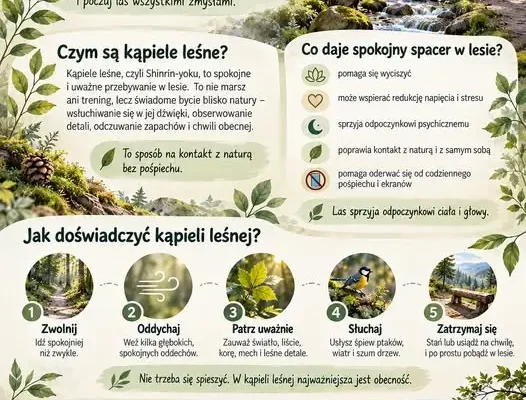 Kąpiele leśne w Beskidach – Gmina Lipowa zaprasza do Doliny Zimnika