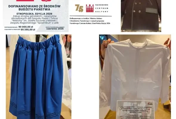Nowe stroje góralskie dla zespołów z Milówki i Lalik