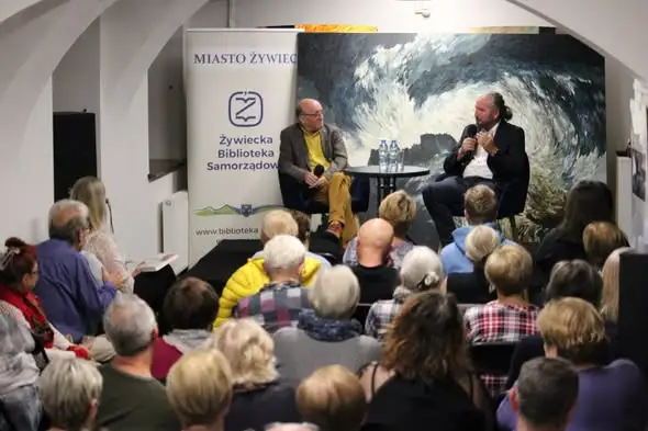 Artur Barciś spotkał się z czytelnikami w Żywieckiej Bibliotece Samorządowej