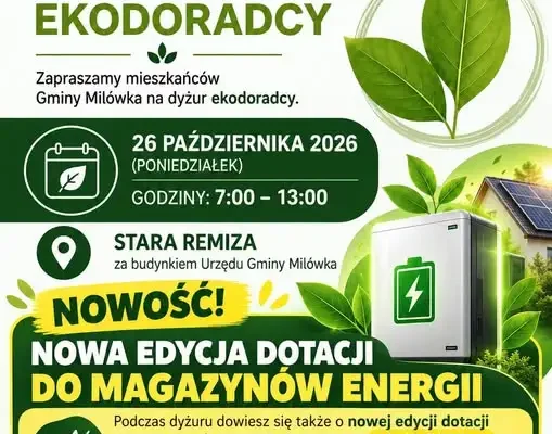 Ekodoradca w Milówce: dyżur 26 października o dofinansowaniach