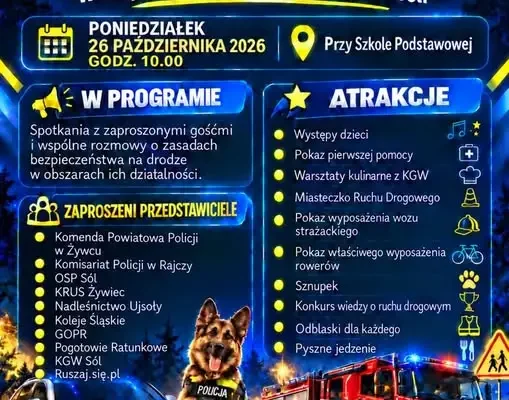 Wielki Finał „Odblaskowej Szkoły” w Soli – bezpieczeństwo na drodze i nie tylko