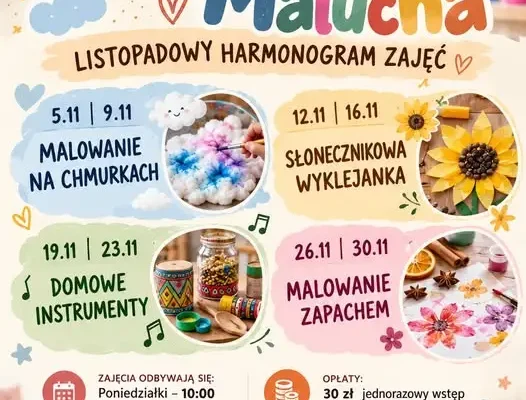 Klub Malucha w GOK Lipowa – zajęcia sensoryczne dla najmłodszych