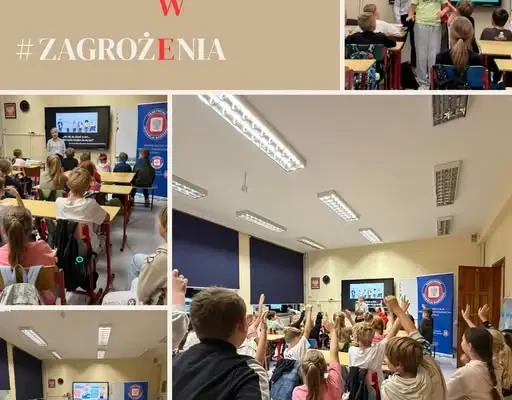 Uczniowie z Łękawicy uczyli się, jak nie dać się złapać w sieć