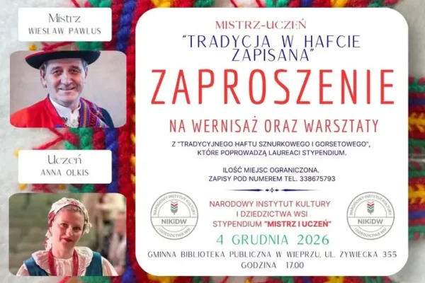 Warsztaty haftu sznurkowego w bibliotece w Wieprzu – zapisy trwają