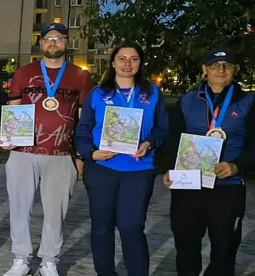LKS Orzeł Łękawica z medalami na turniejach pétanque w Krakowie i Myślenicach
