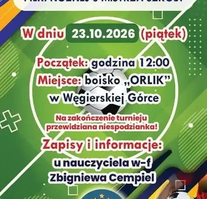 Międzyklasowy turniej piłki nożnej w ZSZiO Hamra – sportowa rywalizacja i pizza na zakończenie