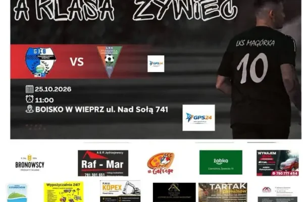 LKS Magórka Czernichów-Tresna zagra w niedzielę z GKS Radziechowy-Wieprz II