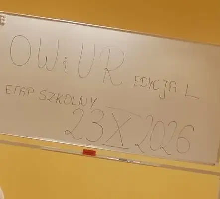 Uczniowie Zespołu Szkół RCKU w Czernichowie rozpoczęli zmagania w 50. edycji OWiUR