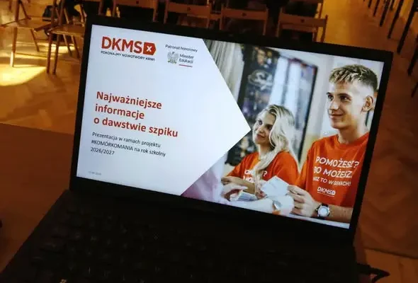 Uczniowie z Czernichowa dołączają do bazy dawców szpiku DKMS