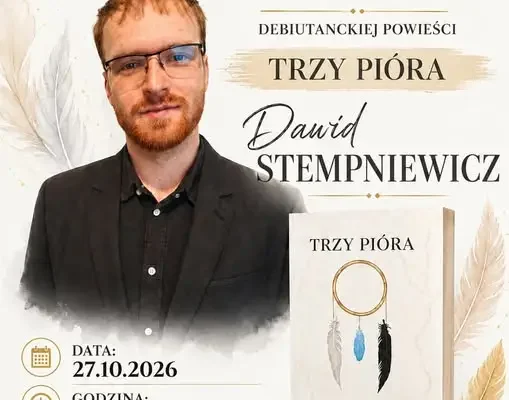 Dawid Stempniewicz i jego „Trzy pióra” – spotkanie autorskie w Żywcu