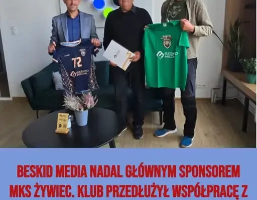 Beskid Media nadal sponsorem MKS Żywiec – wsparcie dla młodych siatkarzy