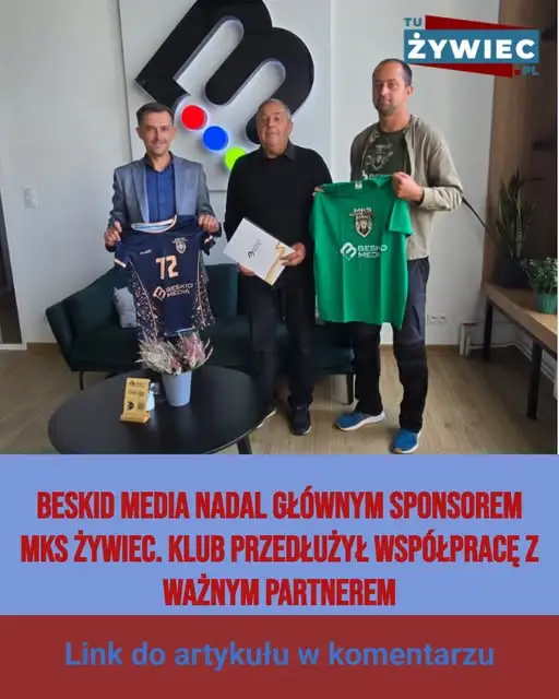 Beskid Media nadal sponsorem MKS Żywiec – wsparcie dla młodych siatkarzy