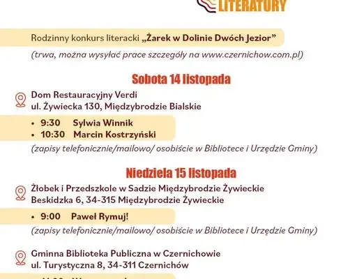 Jezioro Literatury: Marcin z Lasu i leśne opowieści w gminie Czernichów