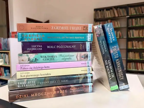 Nowe książki w bibliotekach gminy Węgierska Górka – jesienna porcja lektur